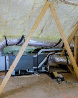 air-conditioning-system-attached-to-attic-thermal-mesquite tx